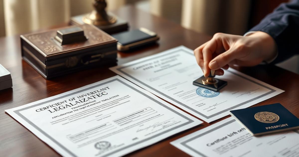 เอกสารไทยที่ผ่านการรับรอง Apostille และ MOFA Legalization พร้อมตราประทับกรมการกงสุล